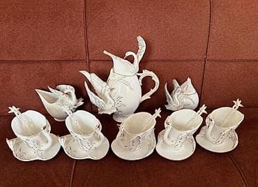 pencil 1: Çay dəsti, rəng - Ağ, Farfor, 6 nəfərlik — 5