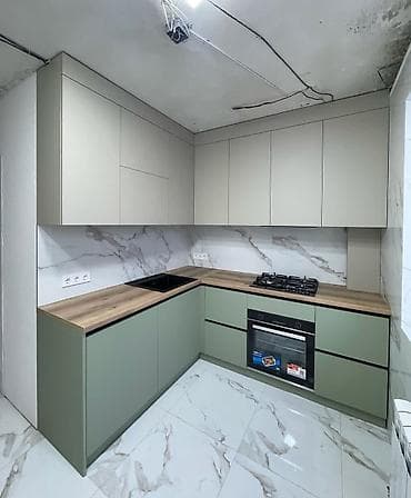 turkiyeden mebel sifarisi: Sifarişlə mətbəx dəsti, Özü çəkən petlələr, Mat laminat, Kredit yoxdur — 1