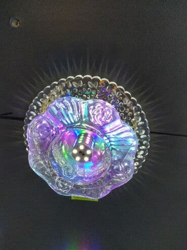 tek yatag: Çılçıraq, 5 lampa, Şüşə — 1