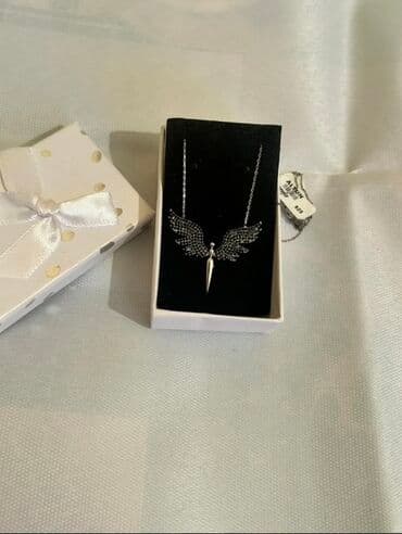 gümüş qaşıqlar: Dəstə daxildir: Boyunbağı, Gümüş, 925 Əyar — 4