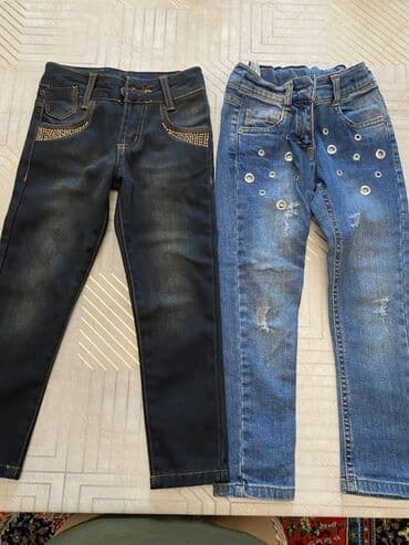 американская детская одежда: Uşaq geyim dəsti 3 ü birlikdə 8 manat - Zolaqlı trikotaj sviter — 2