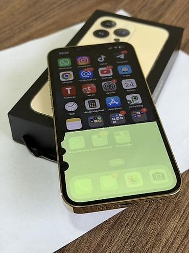 i̇phone telefonlar: IPhone 13 Pro, 256 GB, Qızılı, Face ID — 4