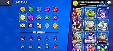 brawl stars 2: Braw stars hesabi satlir.Icerisinde butun karakterler var.Hesab Görüş — 3