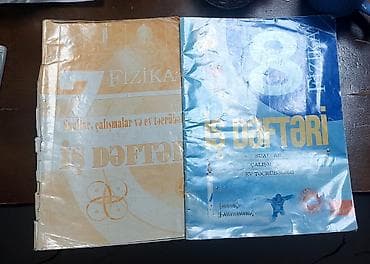 репетитор начальных классов: Məhsul: Fizika iş dəftərləri dəsti - Siniflər: 7-ci sinif və 8-ci — 2