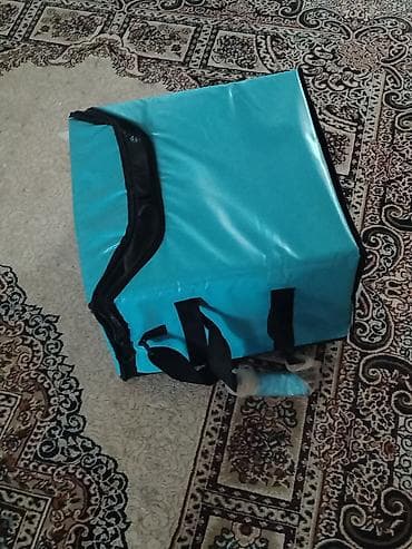 Сумки для курьеров: Wolt Partner izotermik çatdırılma çantası - Rəng: açıq mavi, Wolt — 4