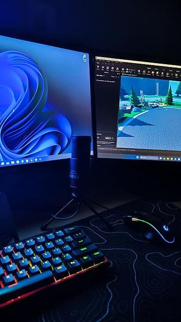 redmi 9 note: OYUN VƏ İŞ KOMPÜTERİ | RGB, 2 EKRAN. Satılır, işlək vəziyyətdə — 1