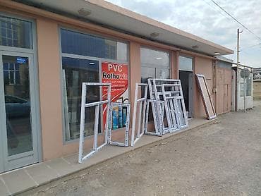 plastic qapi: Yeni İkiqat şüşə paketi Plastik pəncərə, Еni: 100 sm, Uzunluğu: 100 sm, Ödənişli quraşdırma — 9