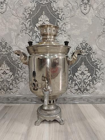 qedim samovar: Rusiya istehisalı Qədimi OD Smavar 5 litirlik 230 manat əlaqə — 1