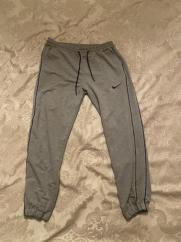 Брюки: Спортивные Мужские брюки, Nike, 2XL, цвет - Серый — 1