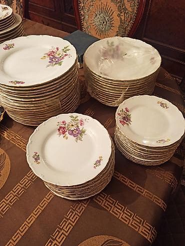 Nahar dəsti, rəng - Ağ, Farfor