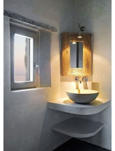 Душевые кабинки, душевые перегородки: Künc üçün kompak tualet/lavabo həlli – üçbucaq formalı künc lavabosu — 6