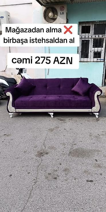 acilan divan: Divan, Yeni, Açılan, Bazalı, Vеlur parça, Pulsuz çatdırılma — 1