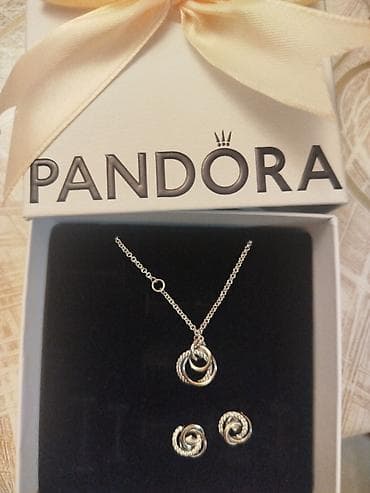 Dəstə daxildir: Sırğa, Pandora, Gümüş, 925 Əyar — 1