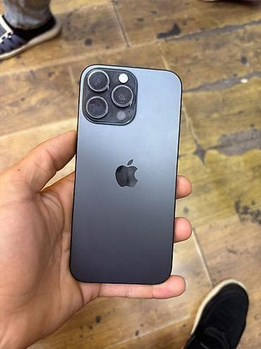 2.el macbook: IPhone 16 Pro Max, 256 GB, Qara, Simsiz şarj — 1
