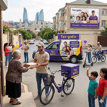 Avto xidmətlər: Tez gətir – şəhərdaxili kuryer və çatdırılma xidməti Xidmətlər: - — 4