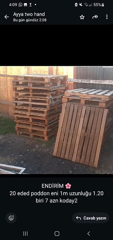 profil 40×40: Pallet, 1000 х 1200 sm — 1