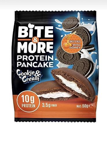 idman geyim: Bite & More Protein Pancake – Cookie & Cream dadlı zülallı — 1