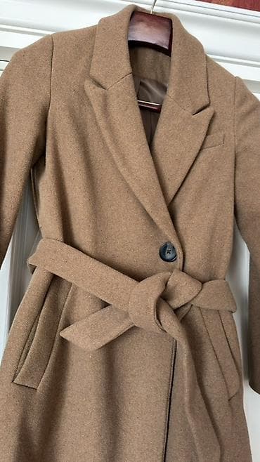 xəz qadın koftaları: Kaşmirdir,Stradivariusdan alinib, xs-s olcudur,uzunluq diz — 3