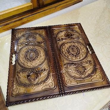 idman ayaqqabi: Hədiyyəlik əl işləri olan qoz ağacından hazırlanmış diplomat — 2