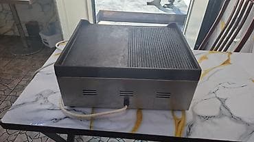 gril: Elektrikli iki zonalı qril-tava (planşa) - Material: paslanmayan — 1