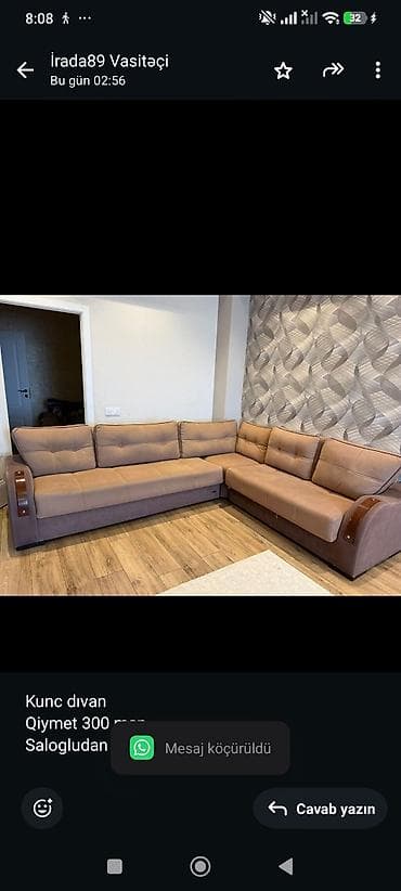 Kunc dıvan Qiymet 300 man Salogludan alınıb Altı bazalidır cox — 1