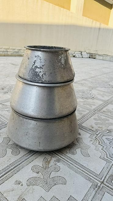 Qazan, rəng - Gümüşü, Çuqun