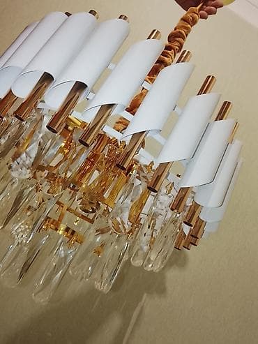 lustur ucuz: Çılçıraq, 6 lampa, Metal — 2