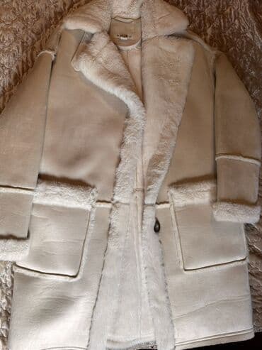 женские шубы турецкого производства: Palto, M, rəng - Bej — 2