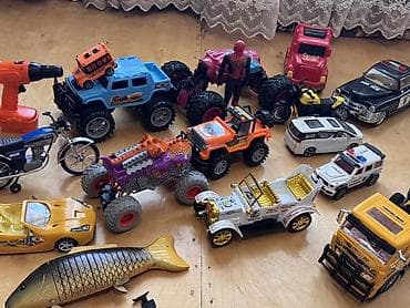Игрушки: Uşaq üçün böyük plastik “dump truck” oyuncaq maşın. Hamisi seliqelidi — 2