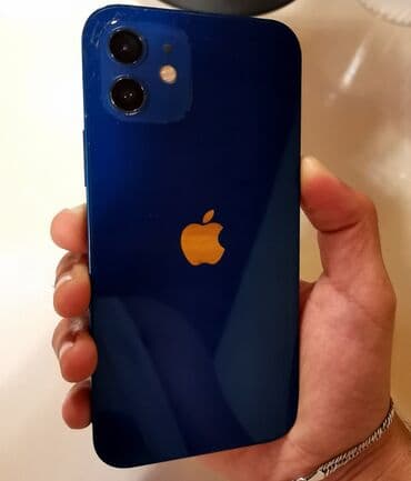2.el apple telefon: IPhone 12, 64 GB, Mavi — 3