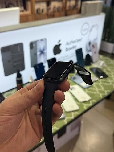 Смарт браслеты: Смарт часы, Apple, Водонепроницаемый, цвет - Черный — 7