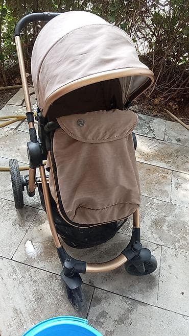 Uşaq arabası – ForBaby markası, bej rəng - Çərçivə: metal/alüminium — 2