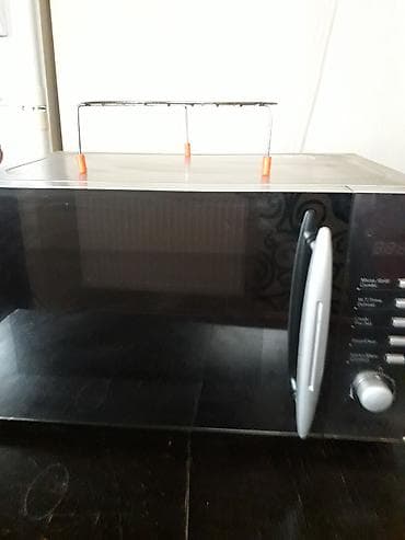 Mikrodalğalı sobalar: Mikrodalğalı soba King, Ayrıca dayanan, Qril ilə, rəng - Boz, İşlənmiş — 5