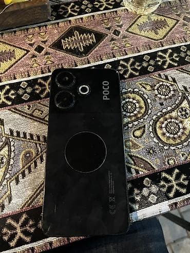 Poco C50, 128 GB, rəng - Qara, Simsiz şarj