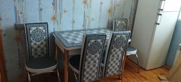 Для кухни, Новый, Раскладной, Прямоугольный стол, 4 стула — 7