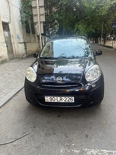 evakuator satisi: Nissan Micra hatchback - Kuzov: 5 qapılı,qehveyi - Mühərrik: benzin — 4