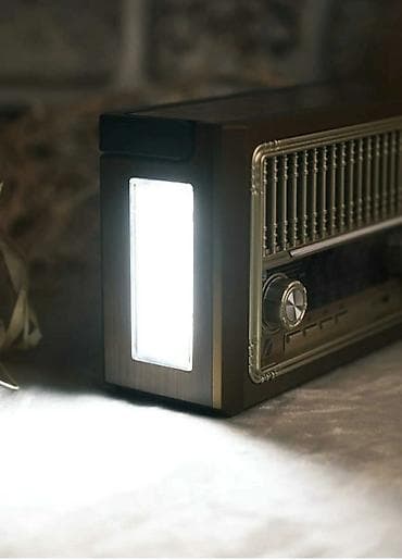 Nostalji görünüşlü kalonka Fm radio Bluetooth USB flashkart SD kart