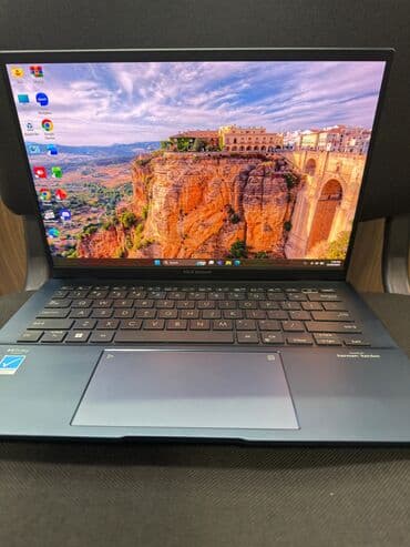 Samsung: ASUS Zenbook ultrabuk - Rəng: mavi, alüminium korpus, minimalistik — 6