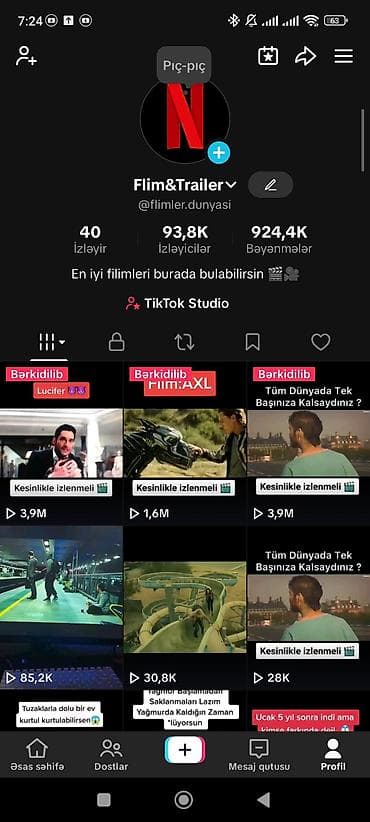 Оборудование для производства: Tam orijinal TikTok seyfesidi real alıcıya endirim olunacaq — 1