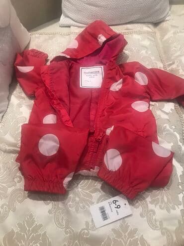 yuxuda körpe uşaq görmek: Комбинезон для девочки. Размер 6-9 месяцев . Новый . Фирма Mothercare — 3