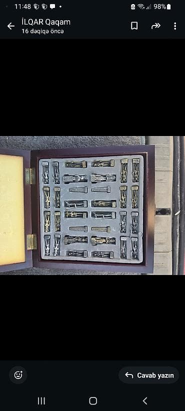 kohne rus pullari aliram: Misir temalı şahmat dəsti hədiyə verilib mağaza qiyməti 400 manatdı — 2