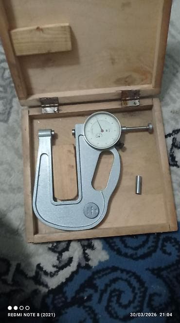 толщиномер баку: Saat göstəricili qalınlıq ölçən (dial indikatorlu mikrometr tipli — 3