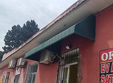 Satılır: mağaza/vitrin üçün günlüklük/tent - Rəng: tünd yaşıl -