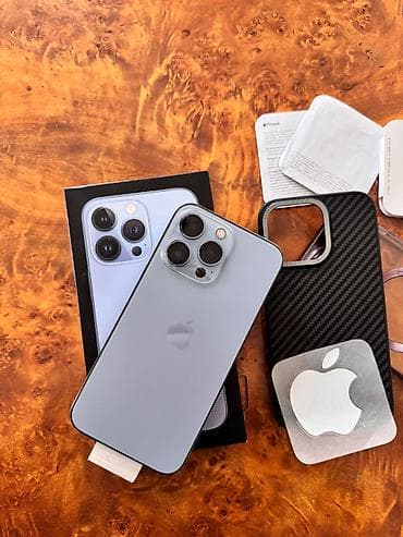 iphone 12 pro 128 gb ikinci el: IPhone 13 Pro, 128 GB, Sierra Blue, Simsiz şarj, Face ID — 1