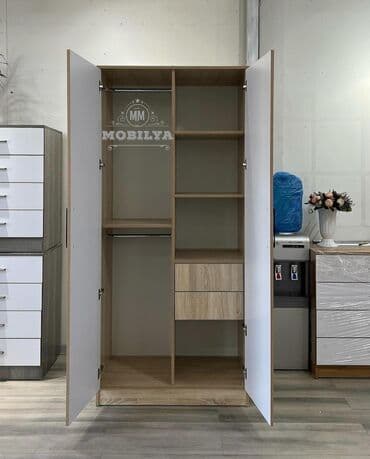 qapı modelleri: Yeni, Açılan, 2 qapılı Düz dolab, Qarderob, paltar dolabı, Azərbaycan — 7