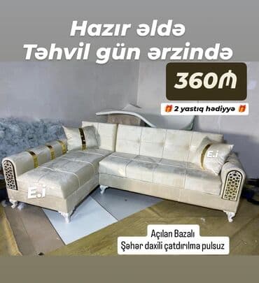 Künc divan, Yeni, Açılan, Bazalı, Şəhərdaxili pulsuz çatdırılma