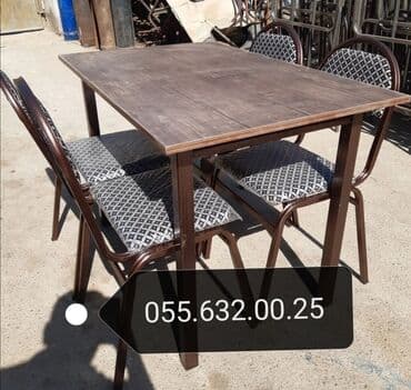 endirimde olan mebeller: Yeni, Kvadrat masa, Açılmayan, Metal, Azərbaycan — 6