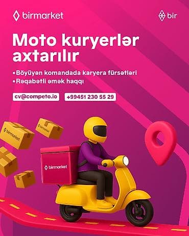 aptek kuryer: Moto-kuryer tələb olunur, Aylıq ödəniş, 1 ildən az təcrübə — 1