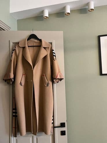 loreta palto: Palto, Burberry, M, rəng - Qəhvəyi — 1
