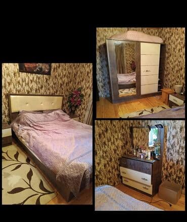 Bağ, çöl mebeli: İkinəfərlik çarpayı, Dolab, İşlənmiş — 1